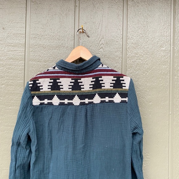 Altar’d State Button Down Dress Southwestern M - Picture 8 of 10